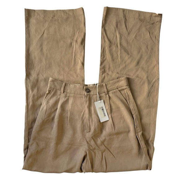 NWT💕 Reformation Mason Pant - Khaki SZ 6 - Picture 5 of 5